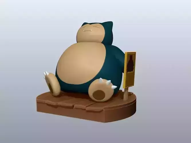 Pokemon Snorlax 3D Print model 3D print model