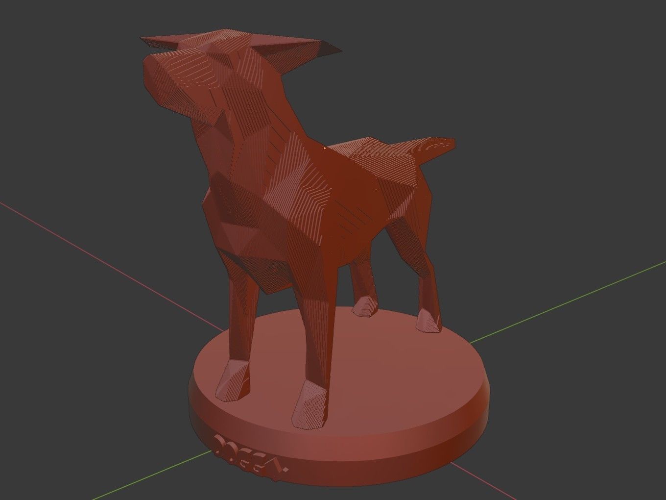 Parametric Smalltan Low-poly 3D model_8