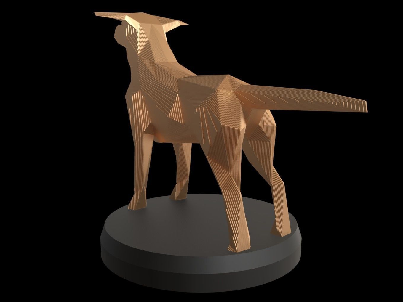 Parametric Smalltan Low-poly 3D model_2