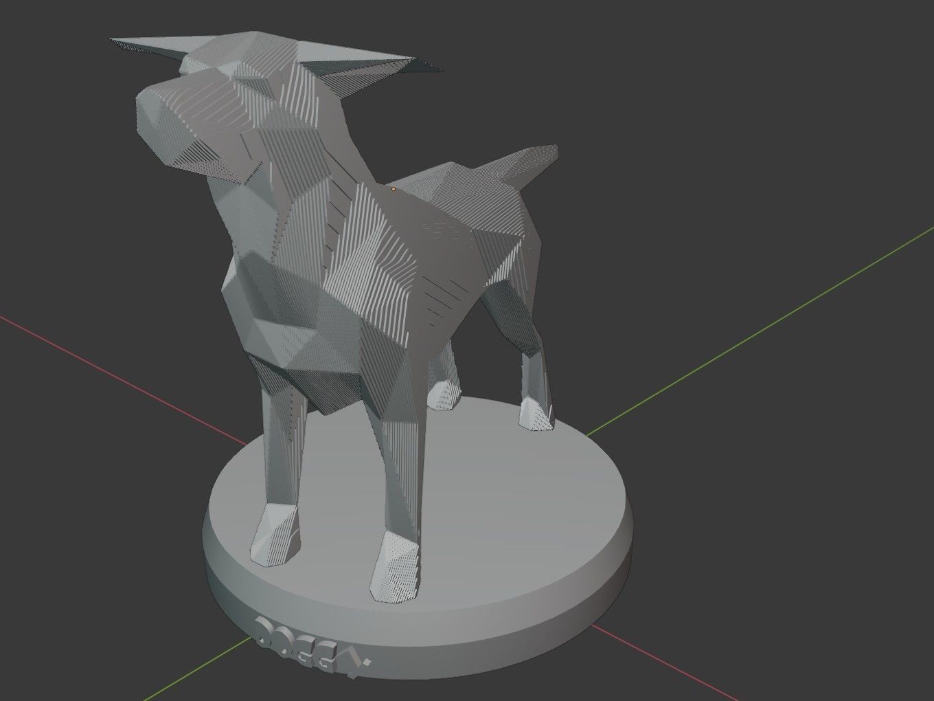 Parametric Smalltan Low-poly 3D model_6