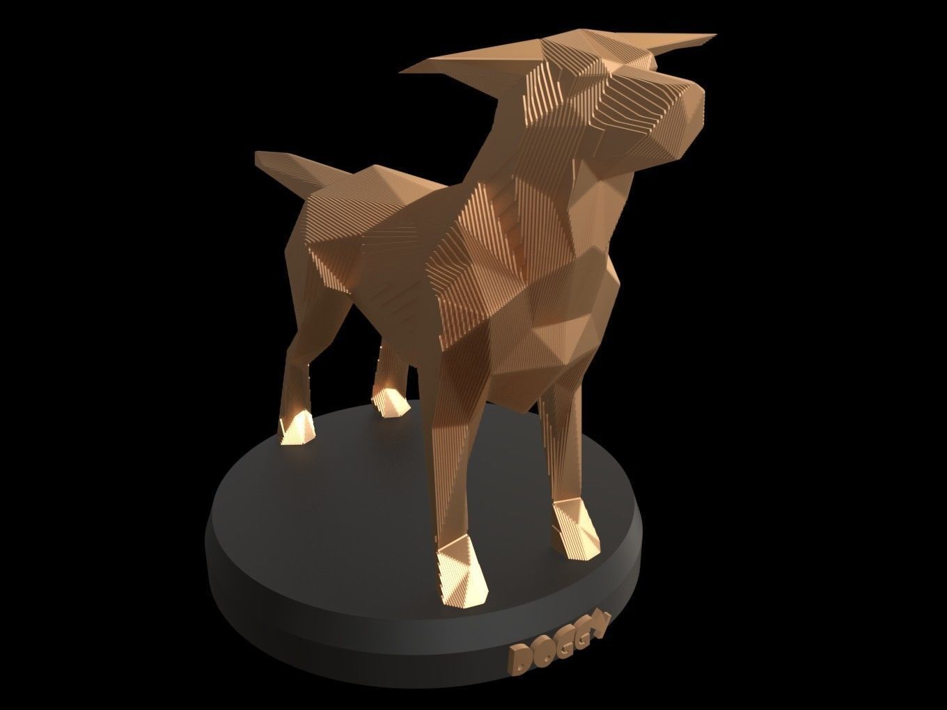 Parametric Smalltan Low-poly 3D model_5