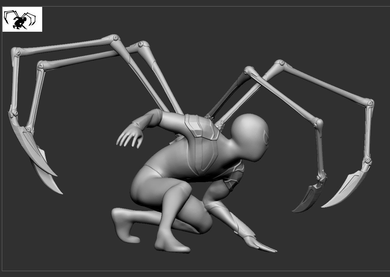 Spiderman spider - man 3D print model_4