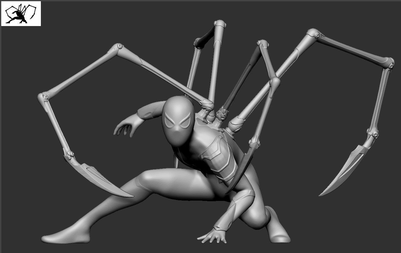 Spiderman spider - man 3D print model_2