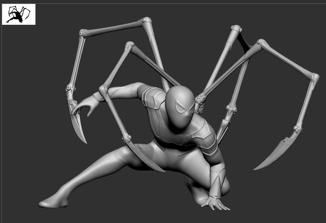 Spiderman spider - man 3D print model_3