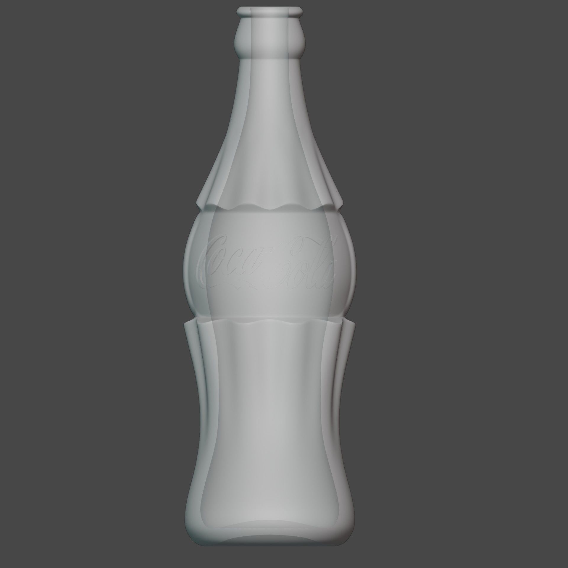Coca Cola Bottle 3D model_4