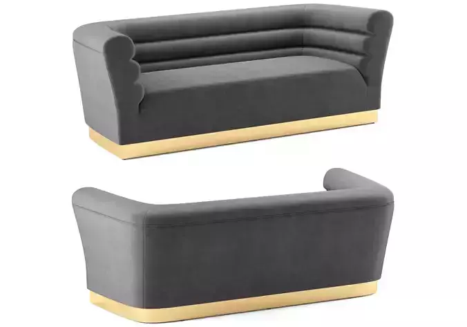 Bellini Velvet Sofa Meridian Furniture