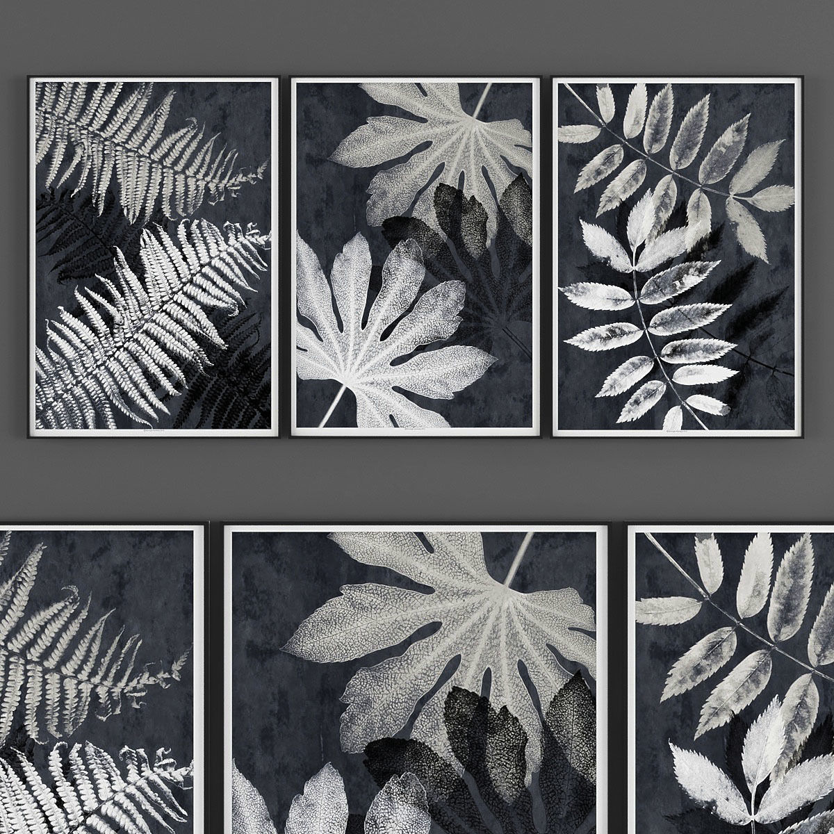 Pictures862 set of pictures of trees Low-poly 3D model_1