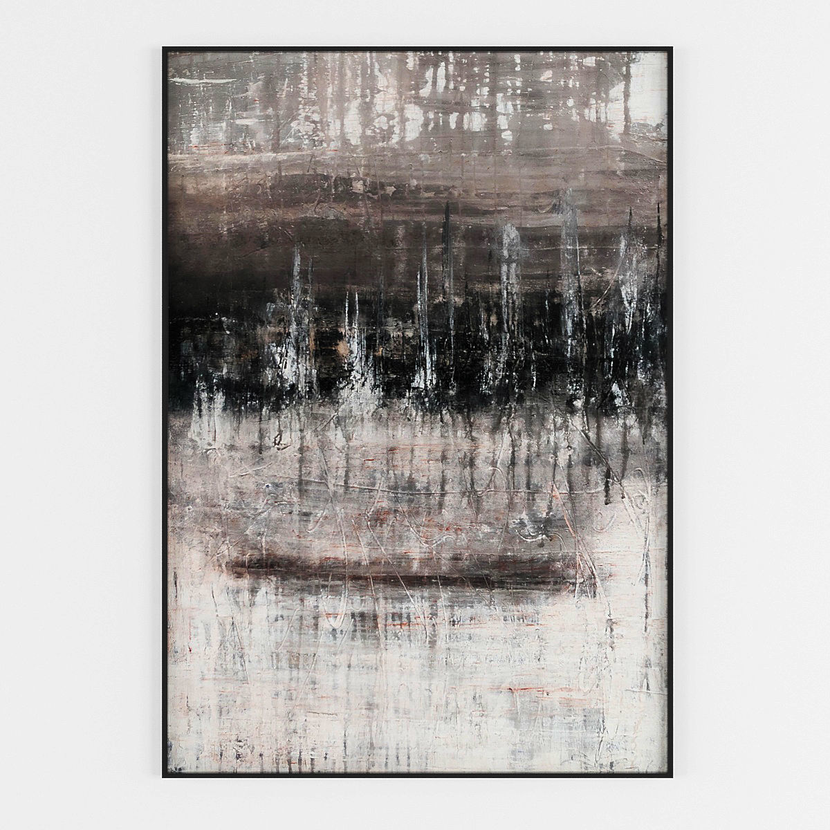 Pictures864 abstract painting Low-poly 3D model_2