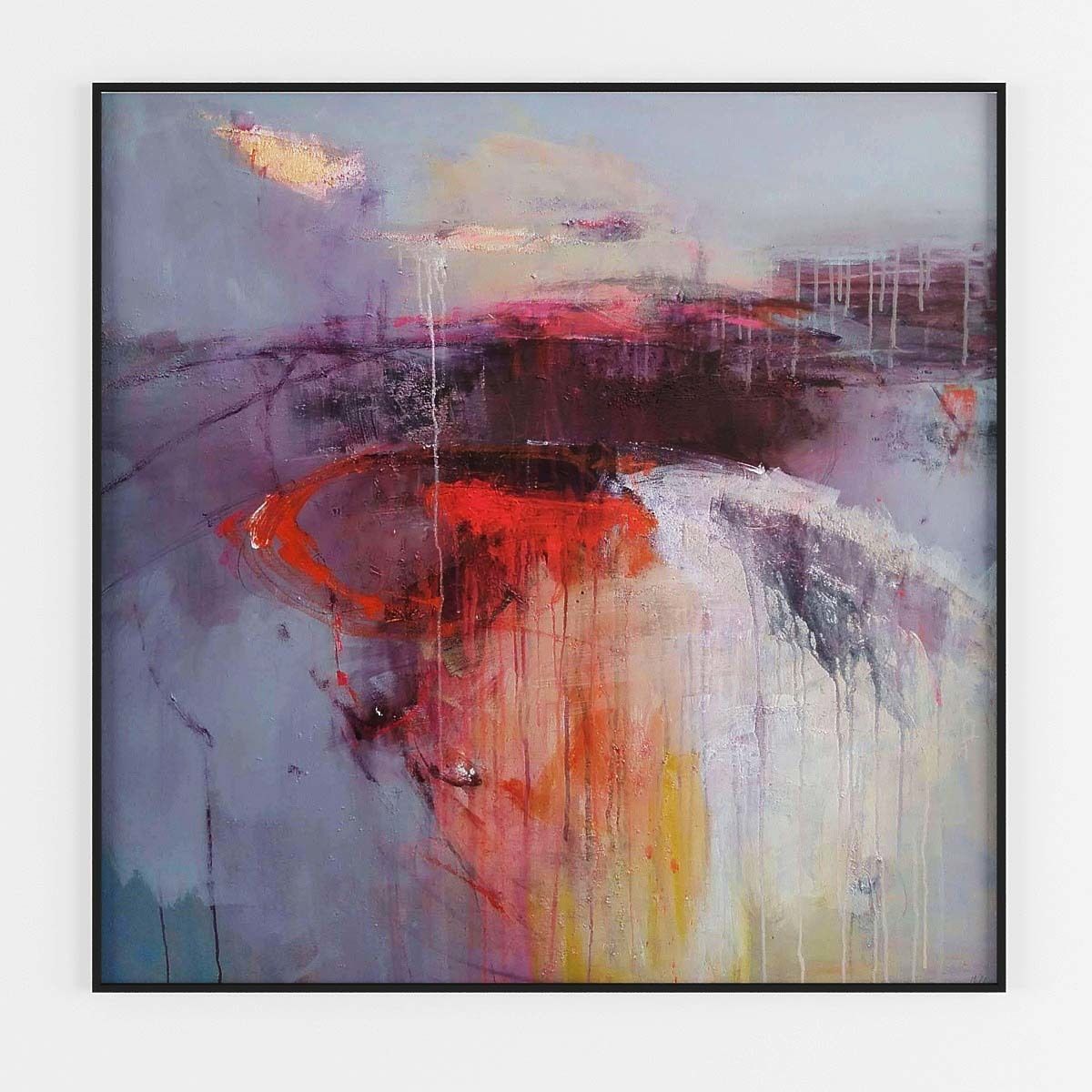 Pictures866 abstract painting Low-poly 3D model_2