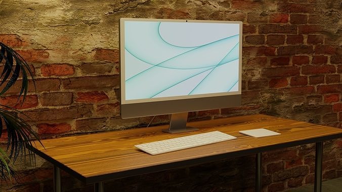 2021 iMac 3D model