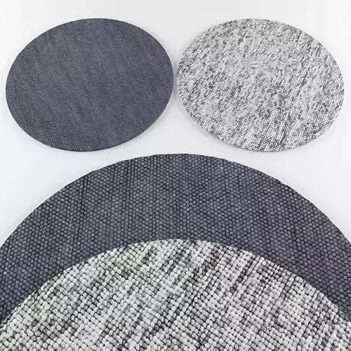 Rugs collection 320 Low-poly 3D model