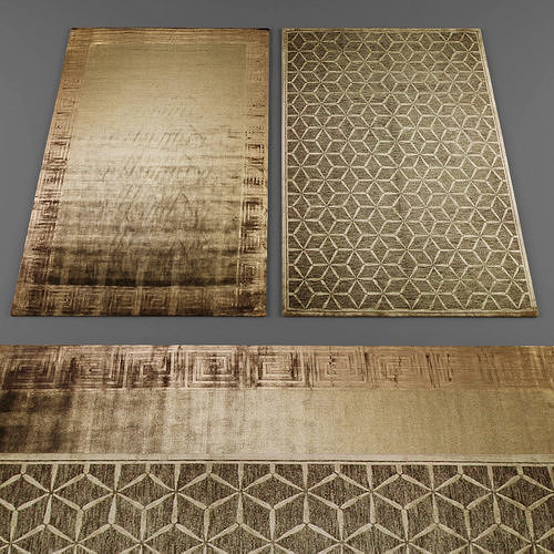 Rugs collection 321 Low-poly 3D model