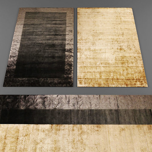 Rugs collection 322 Low-poly 3D model