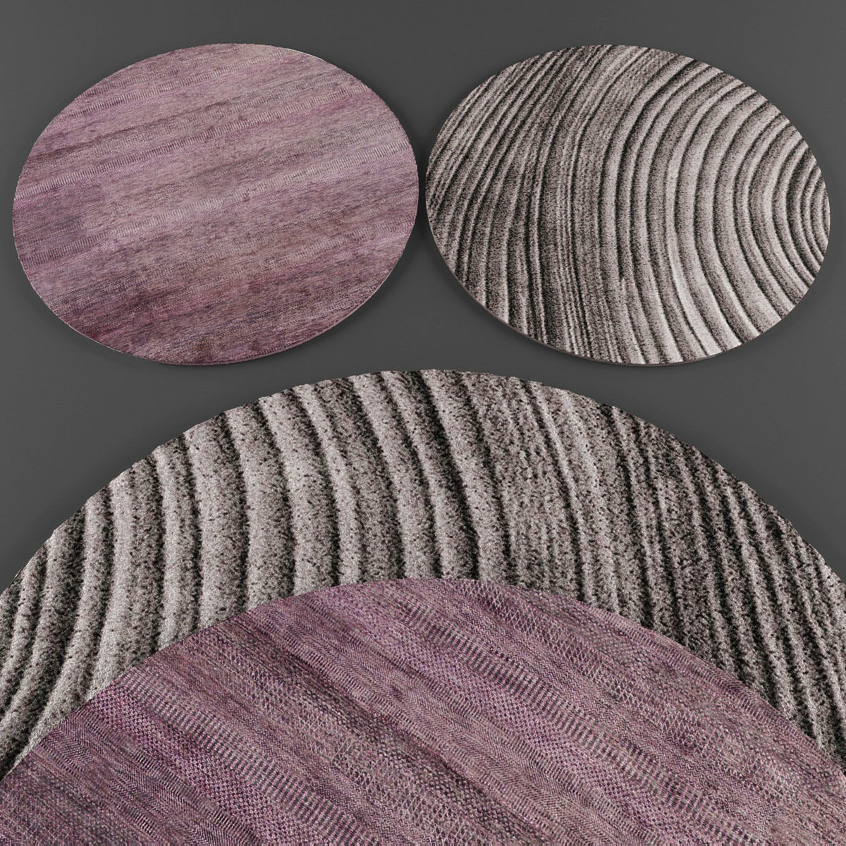 Rugs collection 323 Low-poly 3D model_2