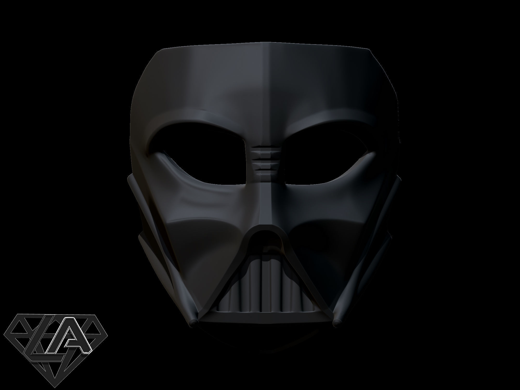 Star Wars Darth Vader helmet 3D print model_4