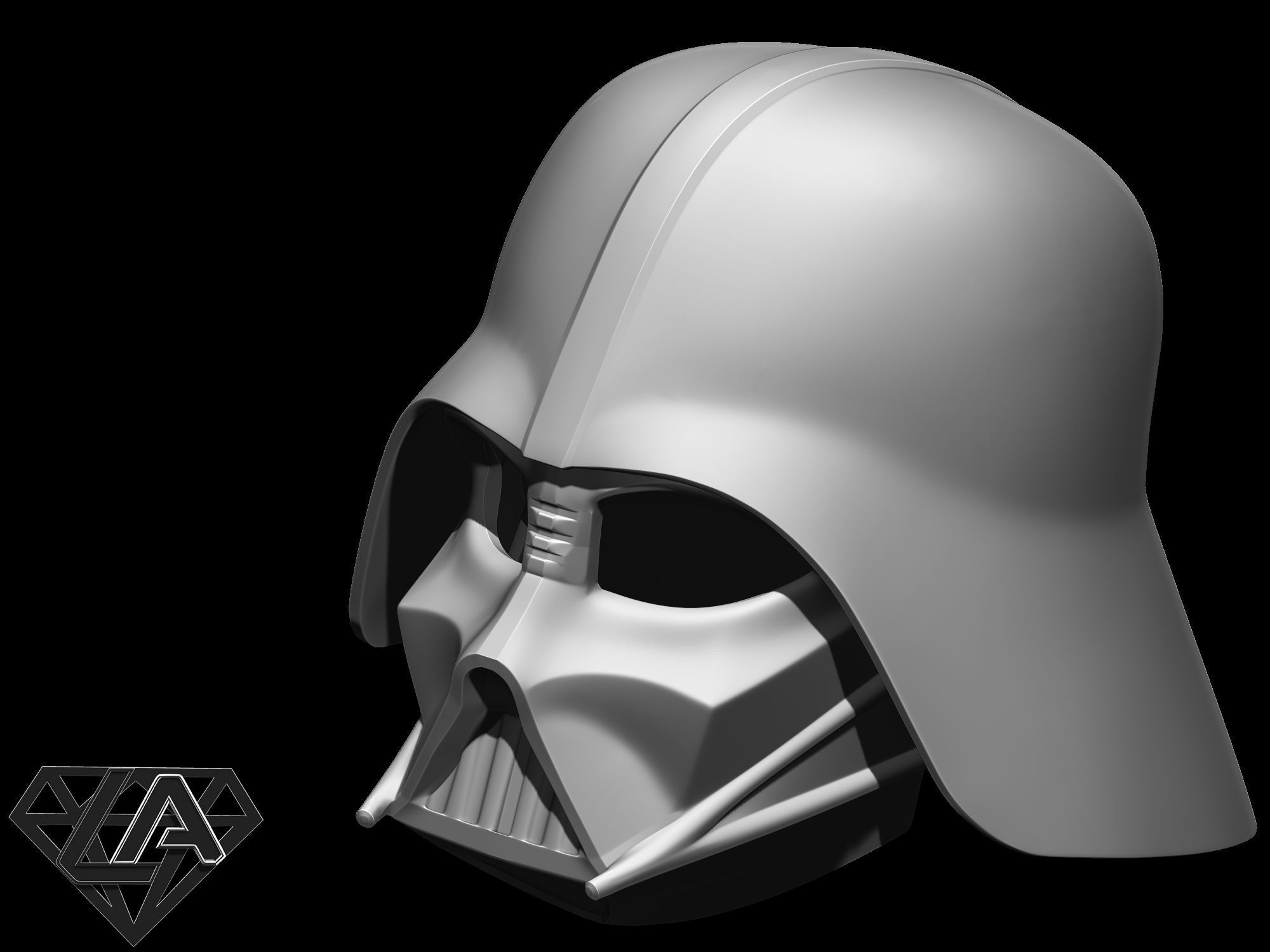 Star Wars Darth Vader helmet 3D print model_9