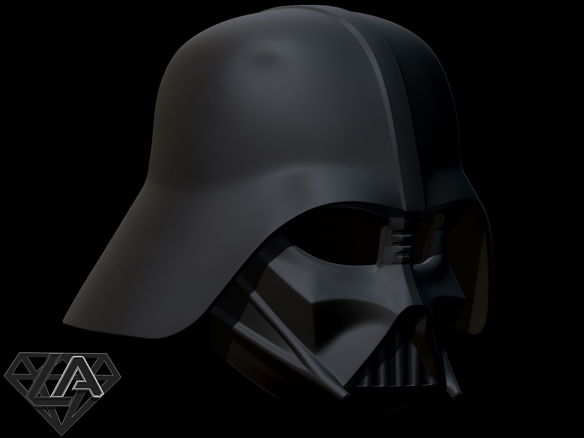 Star Wars Darth Vader helmet 3D print model_6
