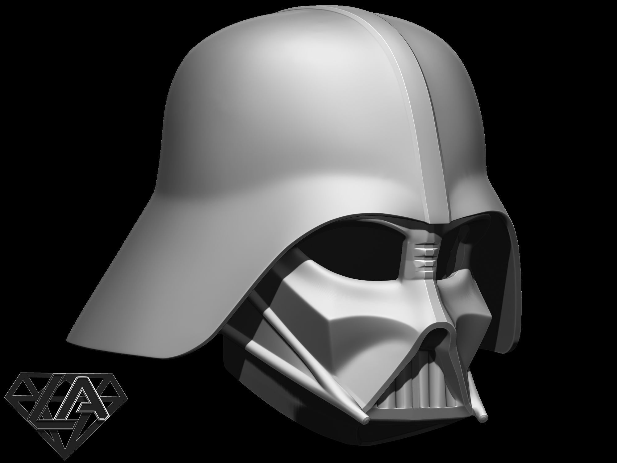 Star Wars Darth Vader helmet 3D print model_5
