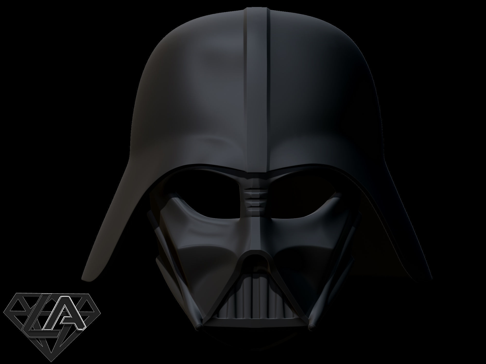 Star Wars Darth Vader helmet 3D print model_1