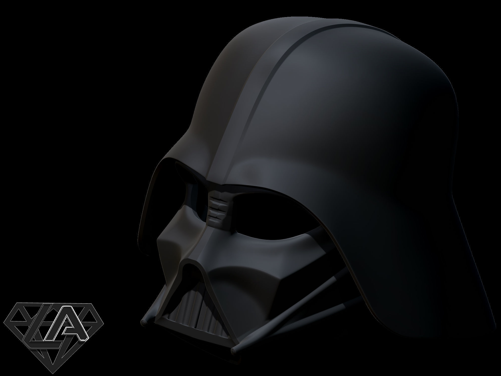 Star Wars Darth Vader helmet 3D print model_10