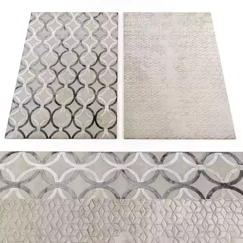 Rugs collection 325 Low-poly 3D model
