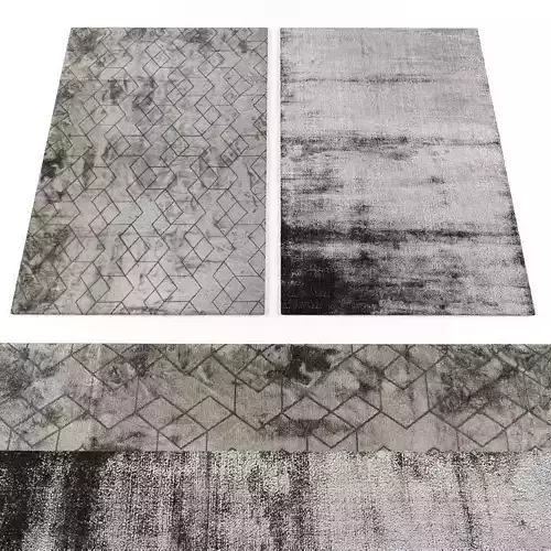 Rugs collection 326 Low-poly 3D model