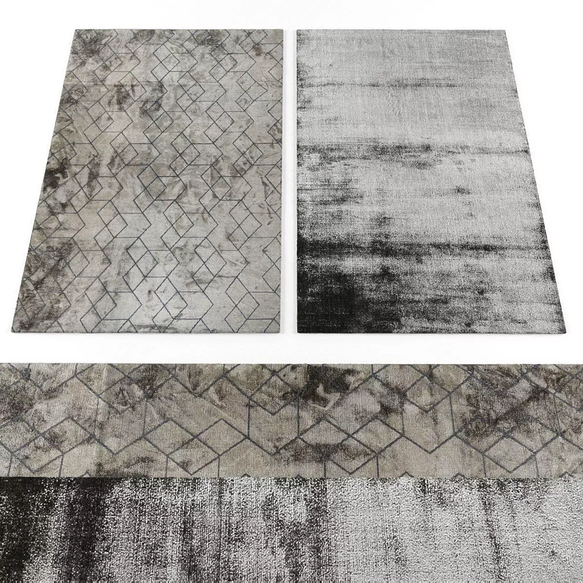 Rugs collection 326 Low-poly 3D model_0