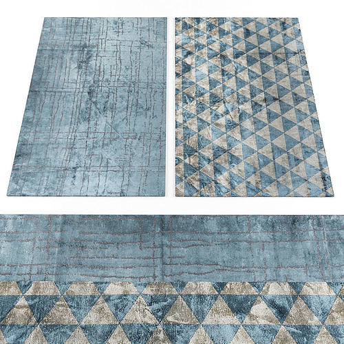 Rugs collection 327 Low-poly 3D model
