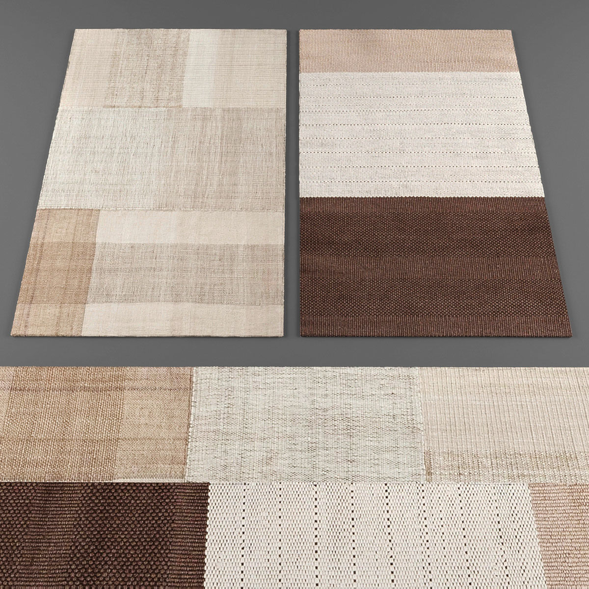Rugs collection 328 Low-poly 3D model_2