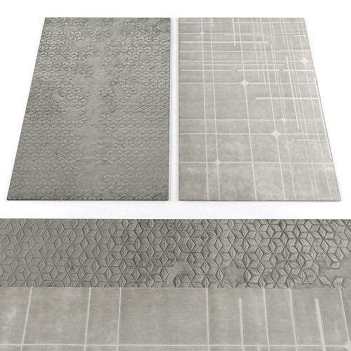 Rugs collection 329 Low-poly 3D model