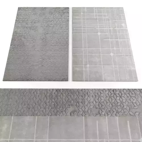 Rugs collection 329 Low-poly 3D model