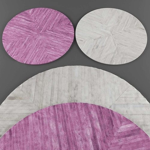 Rugs collection 330 Low-poly 3D model