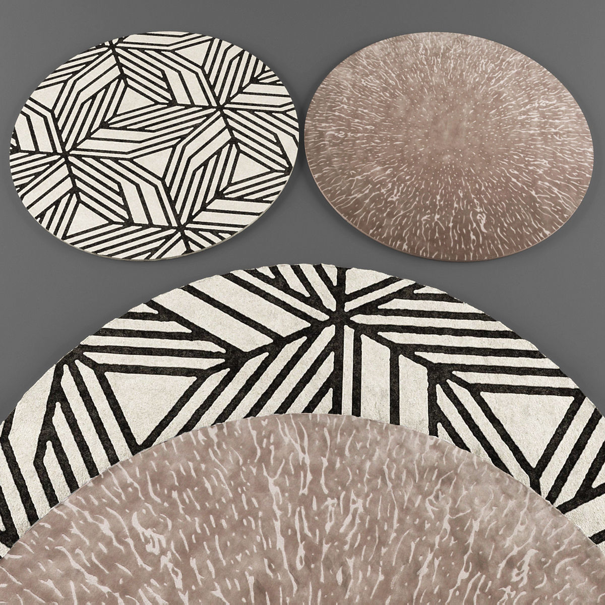 Rugs collection 331 Low-poly 3D model_1