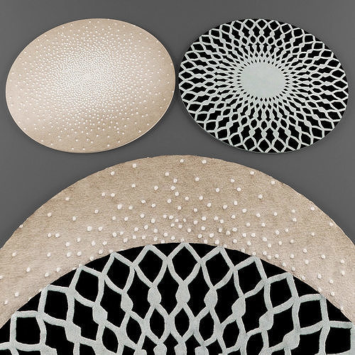 Rugs collection 331 Low-poly 3D model