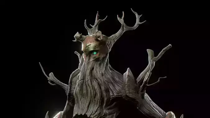 Ent low-poly character Low-poly 3D model