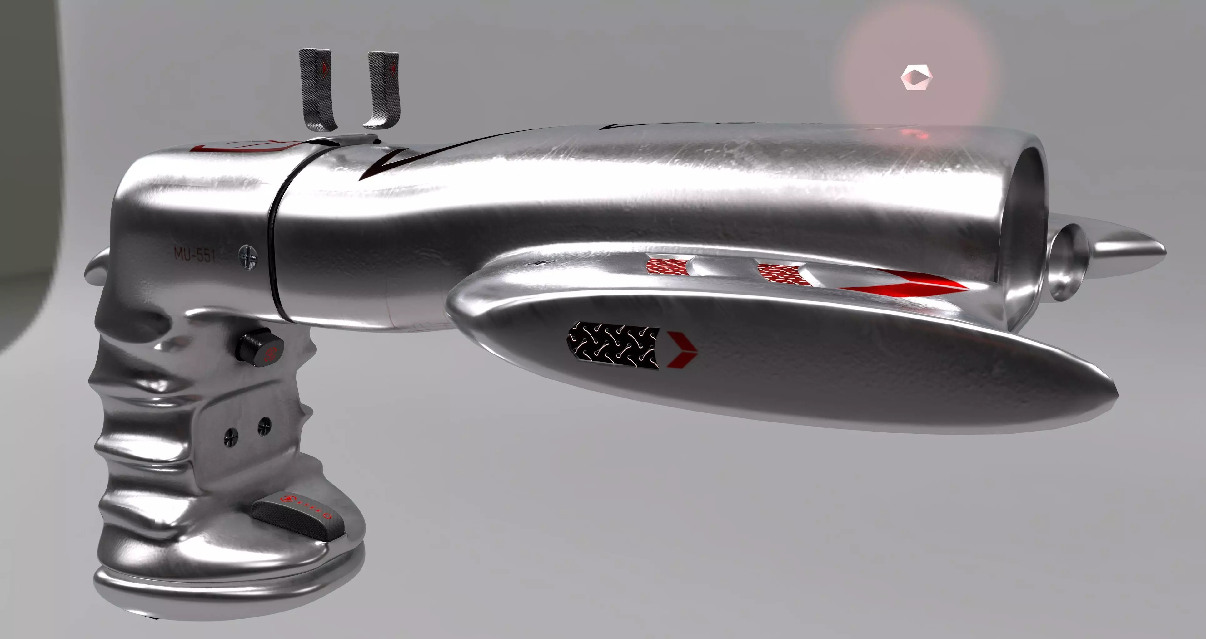 Sci-Fi HandGun MU-551 3D model