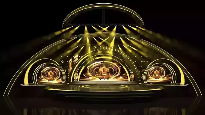 concert stage 02 design 3D model