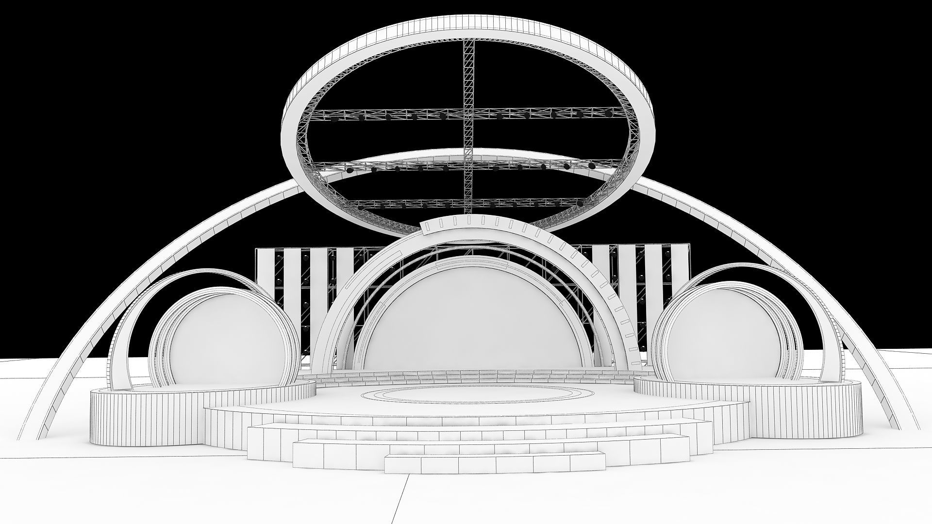 concert stage 02 design 3D model_5