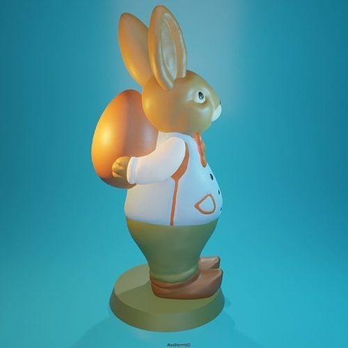 Easter Bunny Robert 3D print model