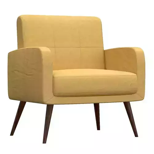 chair armchair with wooden legs