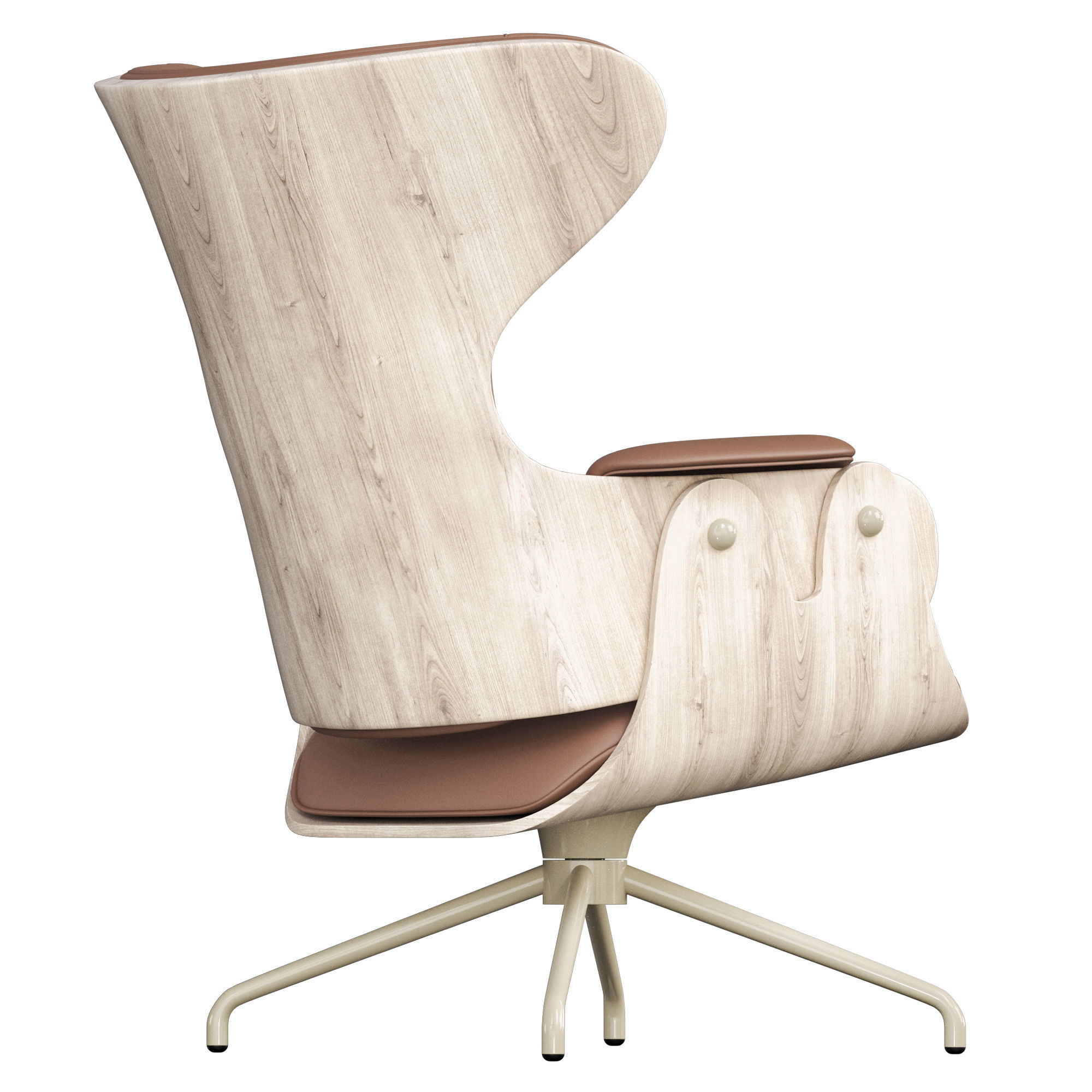 LOUNGER Armchair by BD 3D model_8