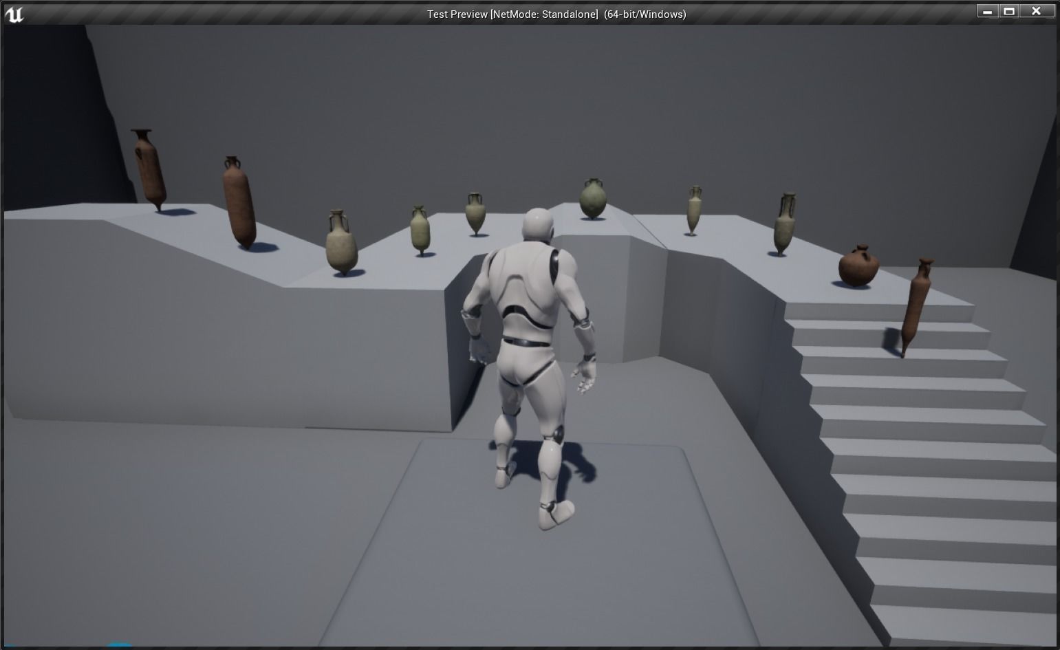 Ancient roman amphorae Low-poly 3D model_10