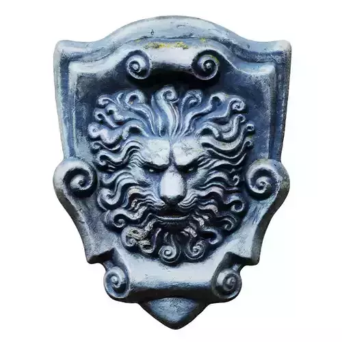 Lion Head Bas-Relief 2
