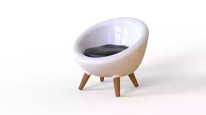 Egg Chair and Stool