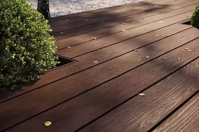 Composite decking texture 3D model