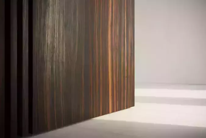 Ebony wood veneer seamless texture 3D model