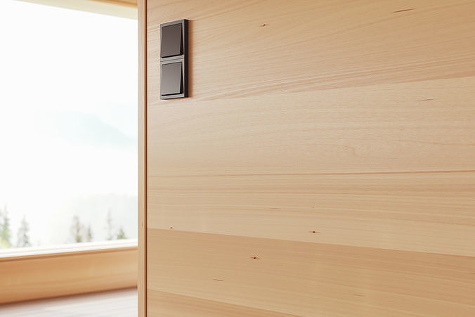 Light beech wood veneer texture 3D model