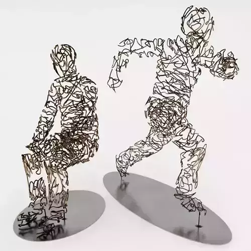 Wire Sculpture Free 3D model