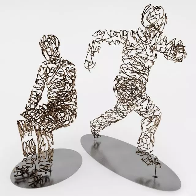 Wire Sculpture Free 3D model