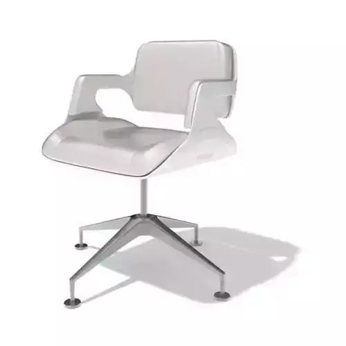Modern White Office Chair